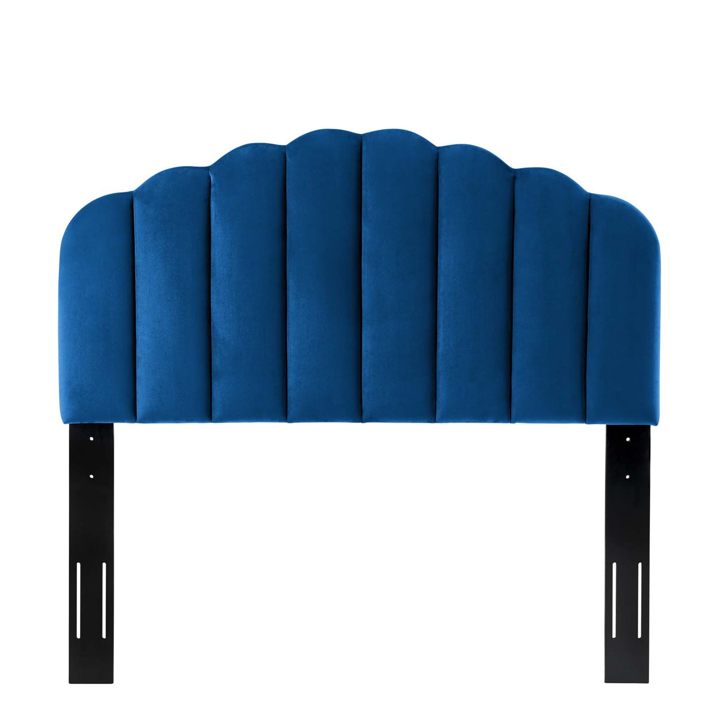 Veronique Full/Queen Performance Velvet Headboard, Velvet, Blue Navy, 21527