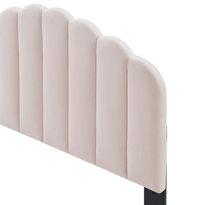 Veronique Full/Queen Performance Velvet Headboard, Velvet, Pink, 21528