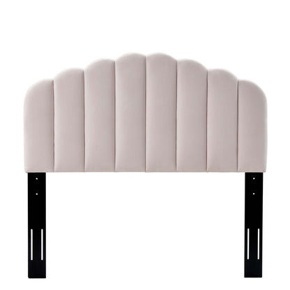 Veronique Full/Queen Performance Velvet Headboard, Velvet, Pink, 21528