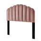 Veronique King/California King Performance Velvet Headboard, Velvet, Pink, 21532