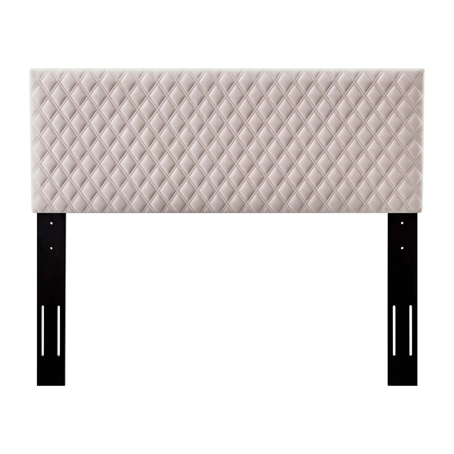 Angela Twin Performance Velvet Headboard, Velvet, Pink, 21544