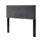 Angela King Performance Velvet Headboard, Velvet, Dark Grey Gray, 21555