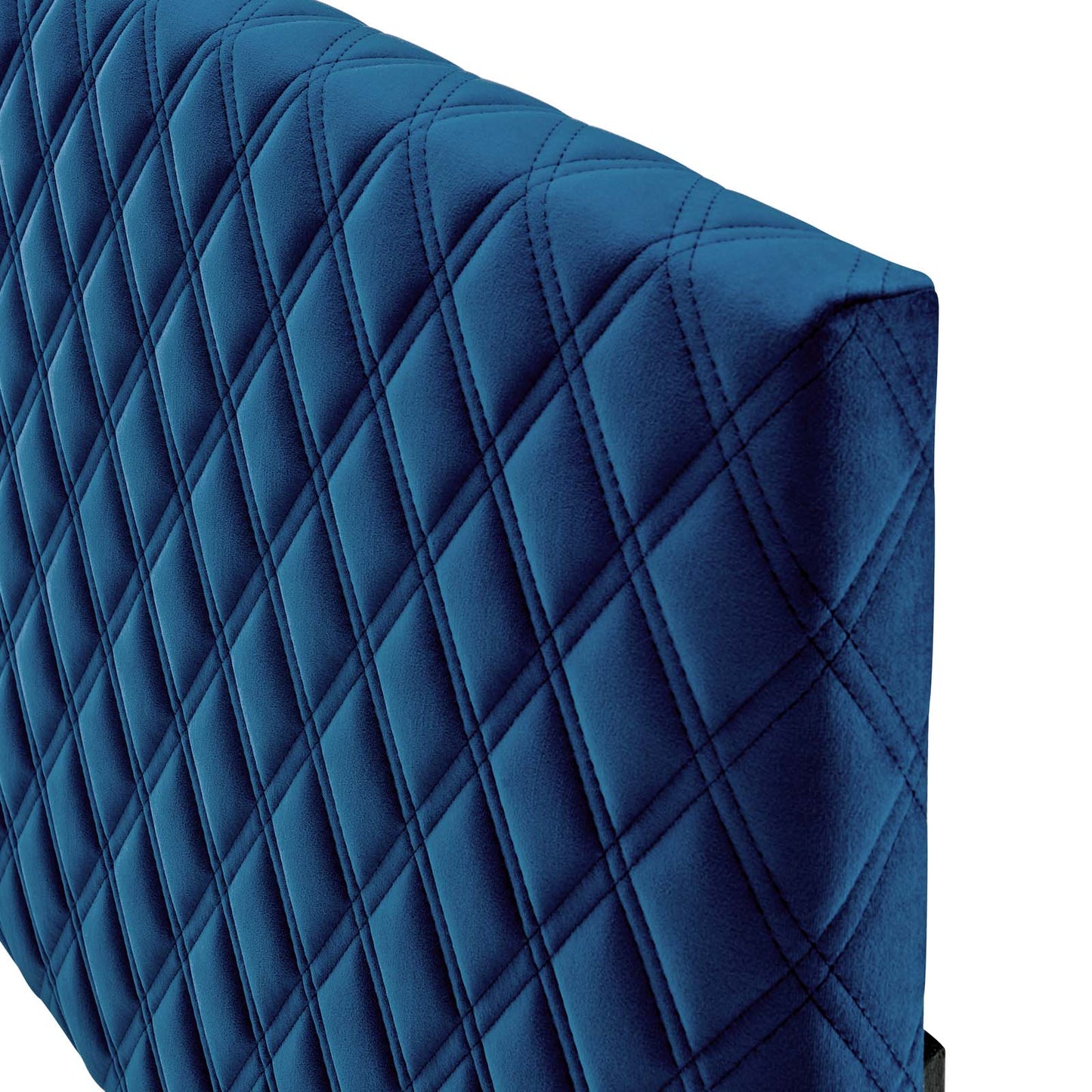 Angela King Performance Velvet Headboard, Velvet, Blue Navy, 21559
