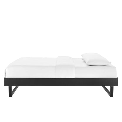 Billie Queen Wood Platform Bed Frame, Wood, Black, 21569