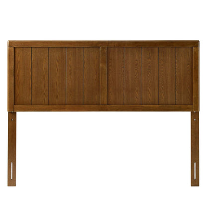 Robbie Twin Wood Headboard, Wood, Brown Walnut, 21577