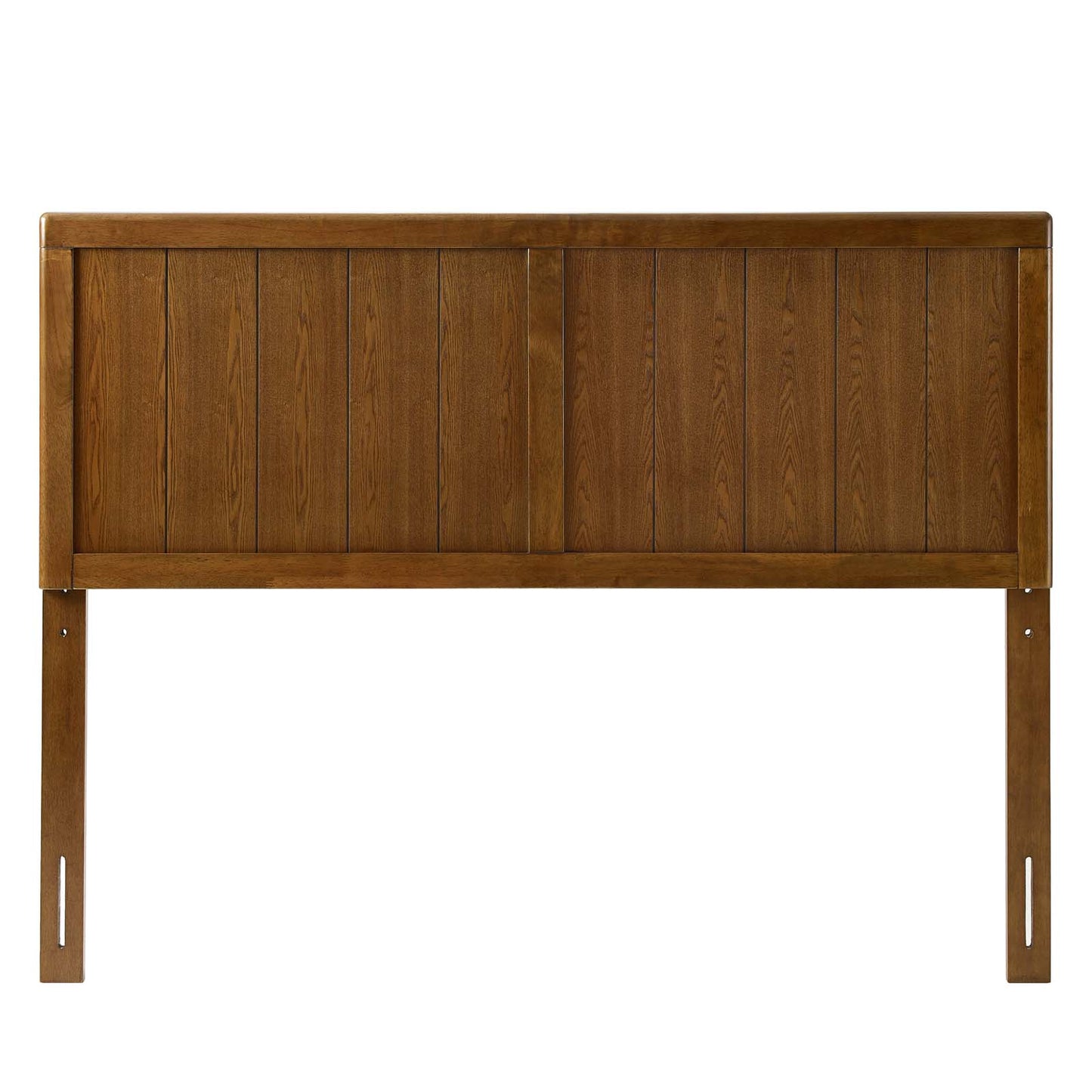Robbie King Wood Headboard, Wood, Brown Walnut, 21586