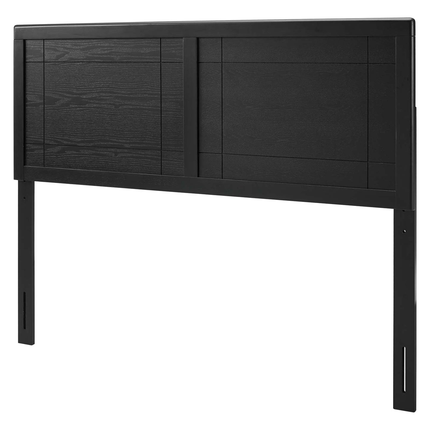 Archie Twin Wood Headboard, Wood, Black, 21587