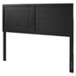 Archie Twin Wood Headboard, Wood, Black, 21587