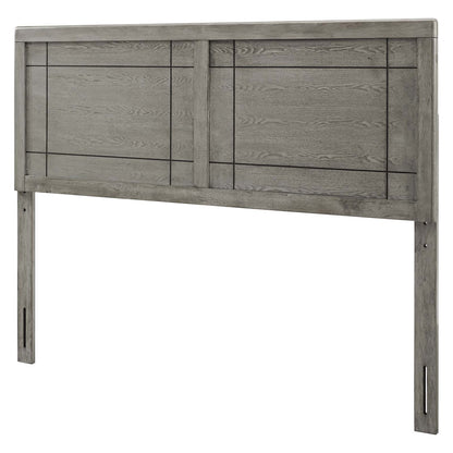 Archie Twin Wood Headboard, Wood, Grey Gray, 21588