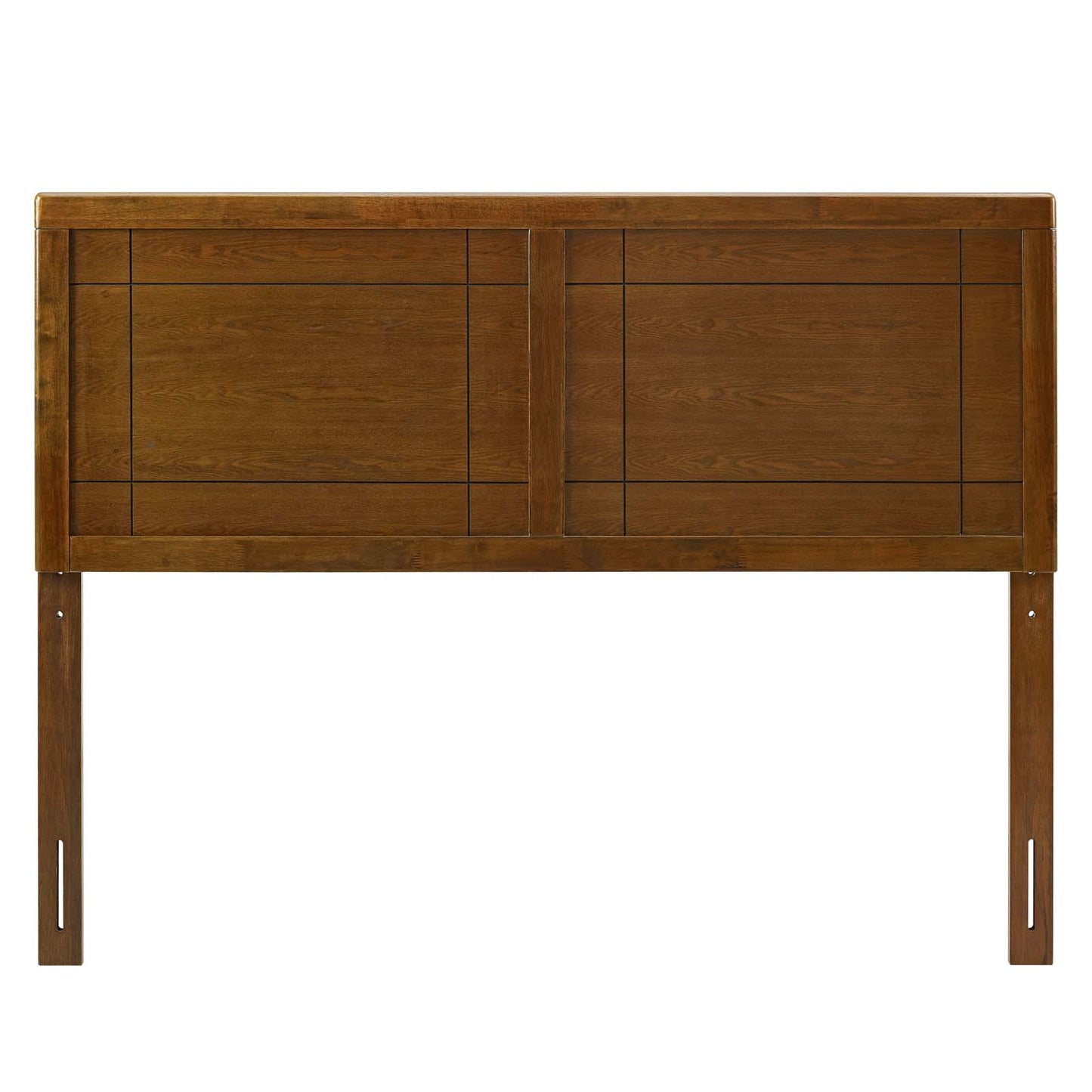 Archie Twin Wood Headboard, Wood, Brown Walnut, 21589