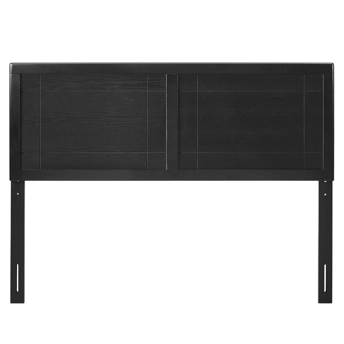 Archie Queen Wood Headboard, Wood, Black, 21593