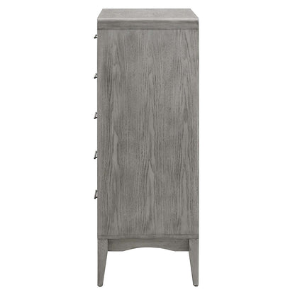 Georgia Wood Chest, Wood, Grey Gray, 21663