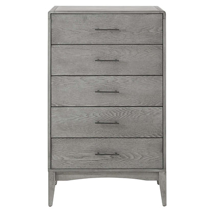 Georgia Wood Chest, Wood, Grey Gray, 21663