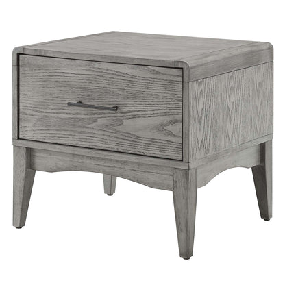 Georgia Wood 	Nightstand, Wood, Grey Gray, 21664