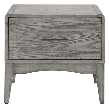Georgia Wood 	Nightstand, Wood, Grey Gray, 21664