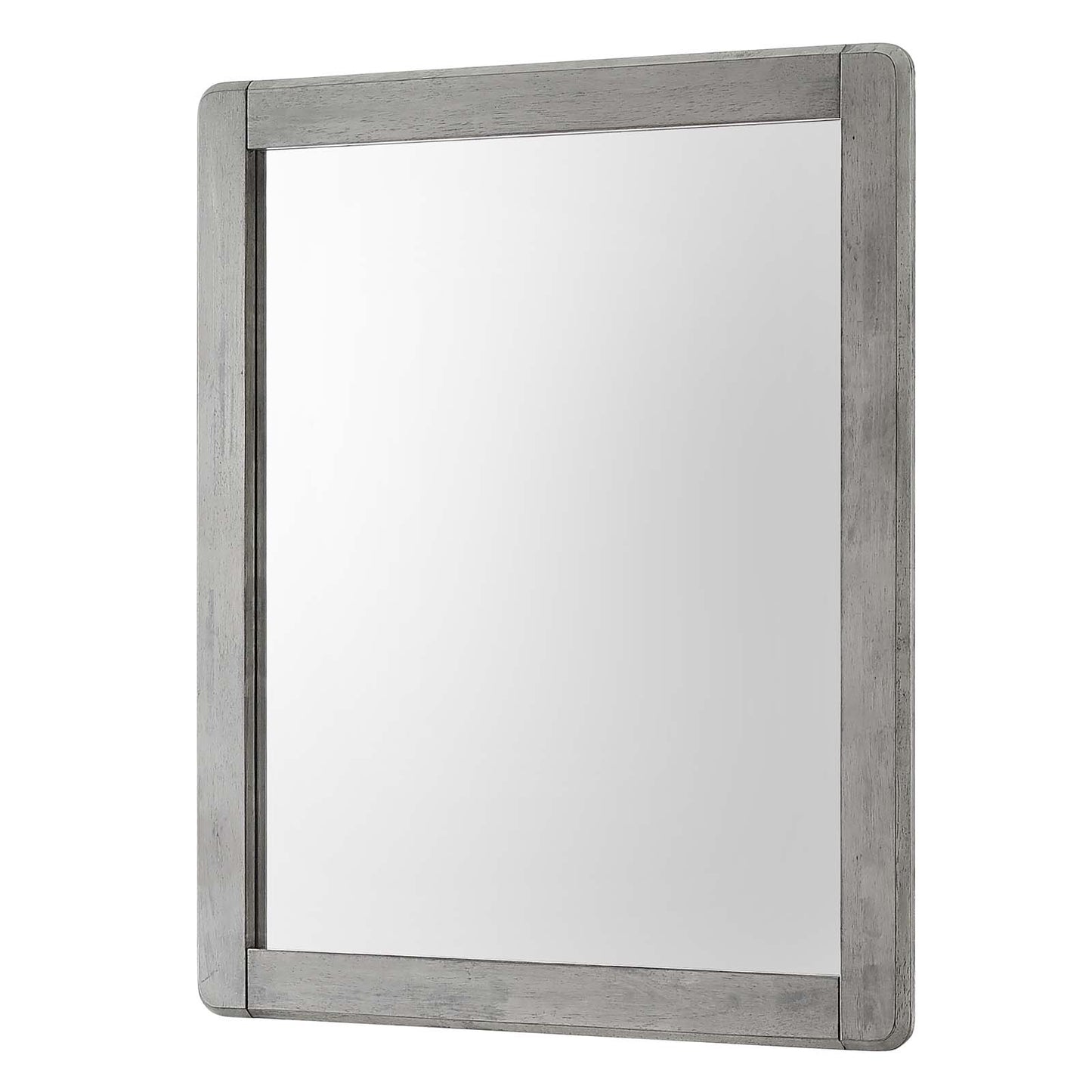 Georgia Wood Mirror, Wood, Grey Gray, 21666
