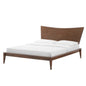 Astra King Wood Platform Bed, Wood, Brown Walnut, 21682