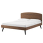 Bronwen Queen Wood Platform Bed, Wood, Brown Walnut, 21685
