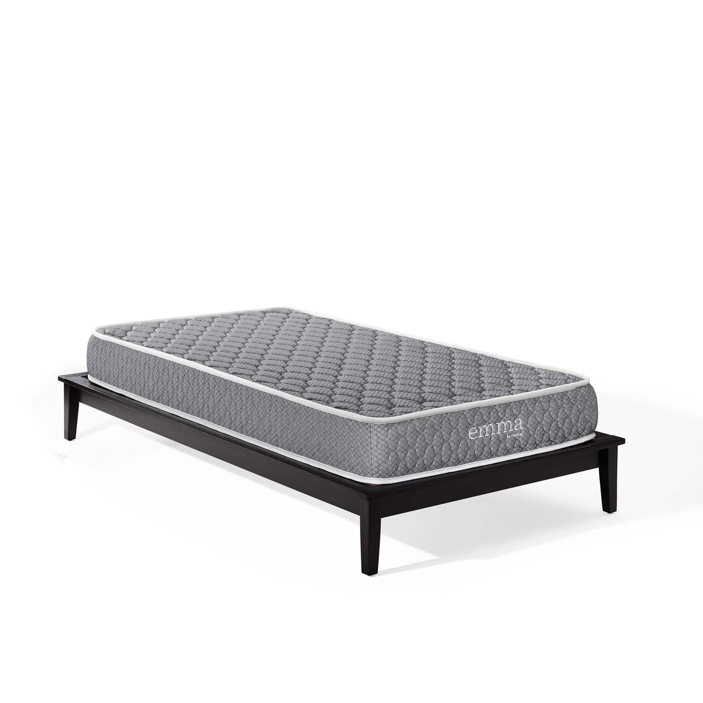 Emma 8" Twin Mattress, Gray, 21687