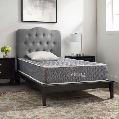 Emma 10" Twin Mattress, Gray, 21691
