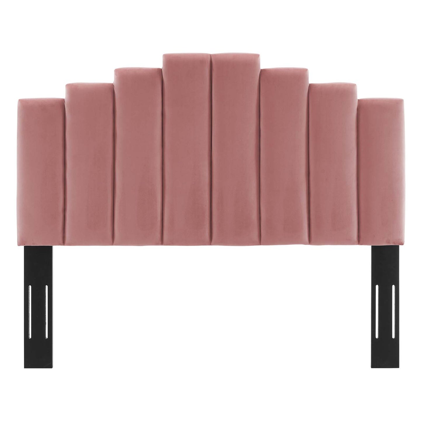 Noelle Performance Velvet Full/Queen Headboard, Velvet, Pink, 21776
