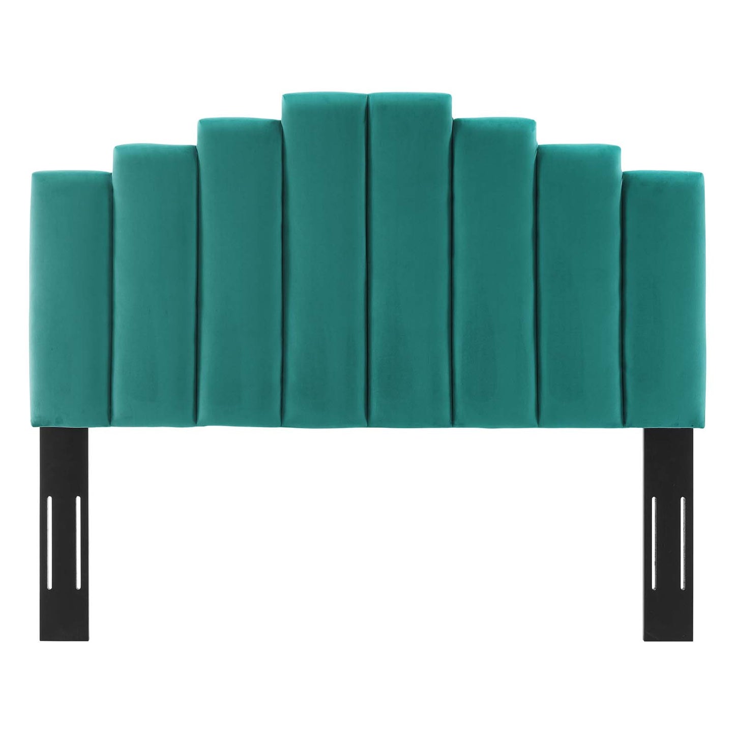 Noelle Performance Velvet King/California King Headboard, Velvet, Teal Blue, 21789