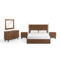 Kali 5-Piece Bedroom Set, Wood, Brown Walnut, 21810