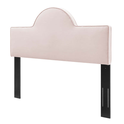 Dawn Twin Performance Velvet Headboard, Velvet, Pink, 21820