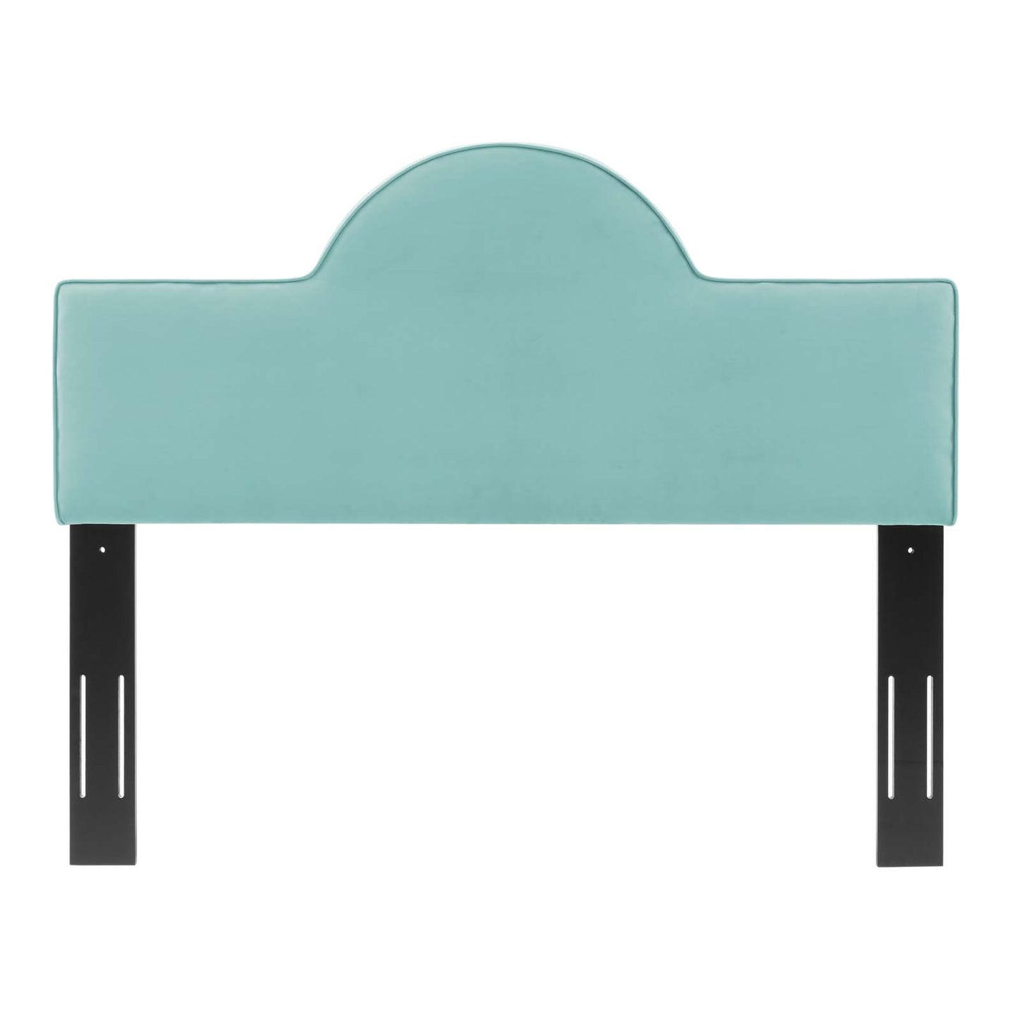Dawn Full/Queen Performance Velvet Headboard, Velvet, Blue, 21826