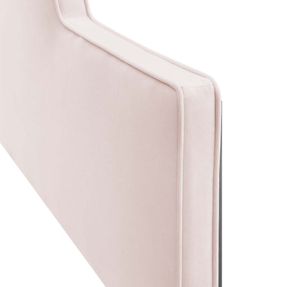 Dawn Full/Queen Performance Velvet Headboard, Velvet, Pink, 21828