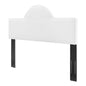 Dawn Full/Queen Performance Velvet Headboard, Velvet, White, 21830