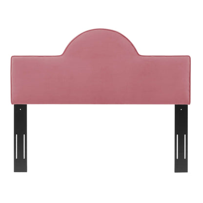 Dawn King/California King Performance Velvet Headboard, Velvet, Pink, 21832