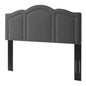 Cecilia Twin Performance Velvet Headboard, Velvet, Dark Grey Gray, 21863