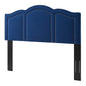 Cecilia Twin Performance Velvet Headboard, Velvet, Blue Navy, 21867
