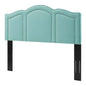 Cecilia Full/Queen Performance Velvet Headboard, Velvet, Blue, 21874