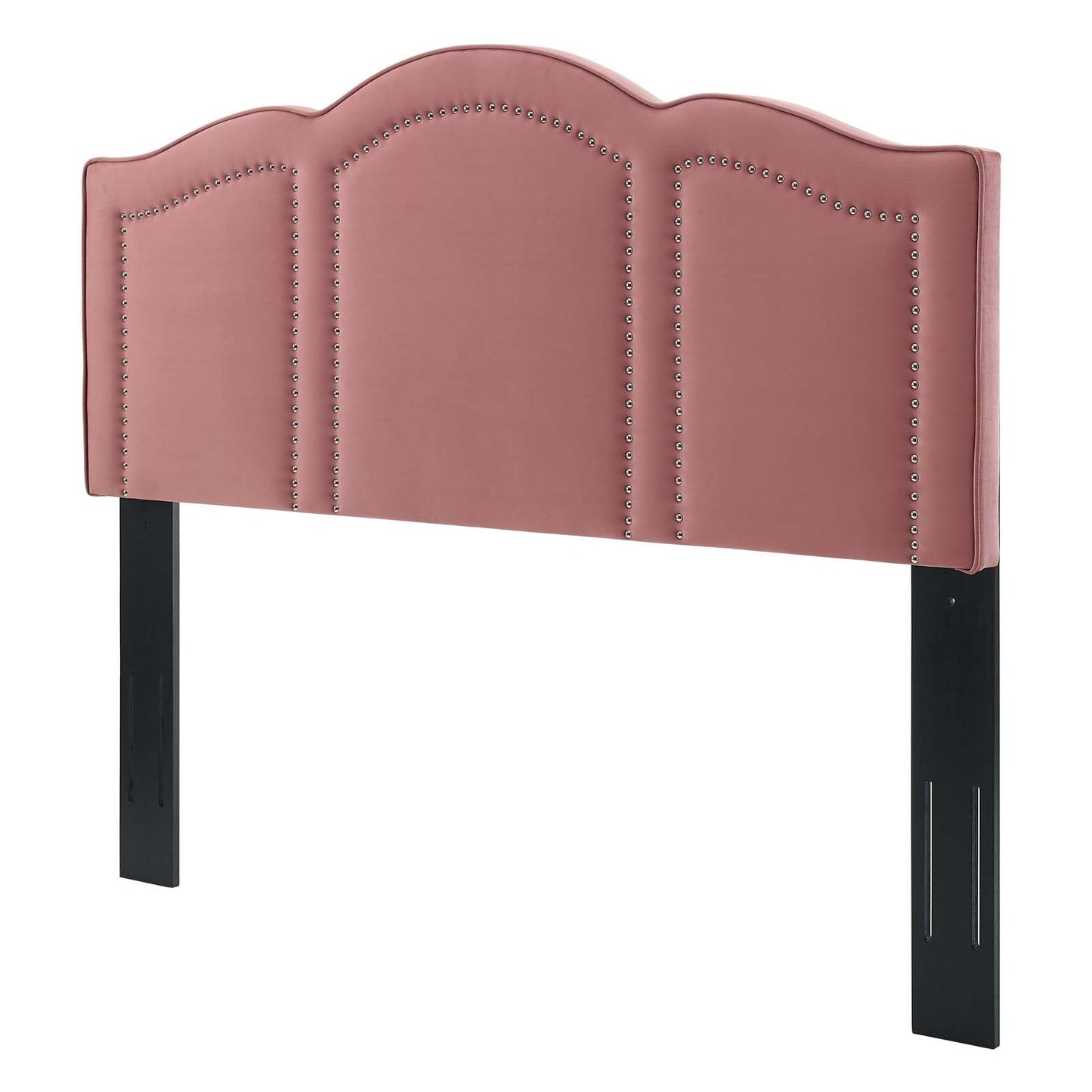 Cecilia King/California King Performance Velvet Headboard, Velvet, Pink, 21880