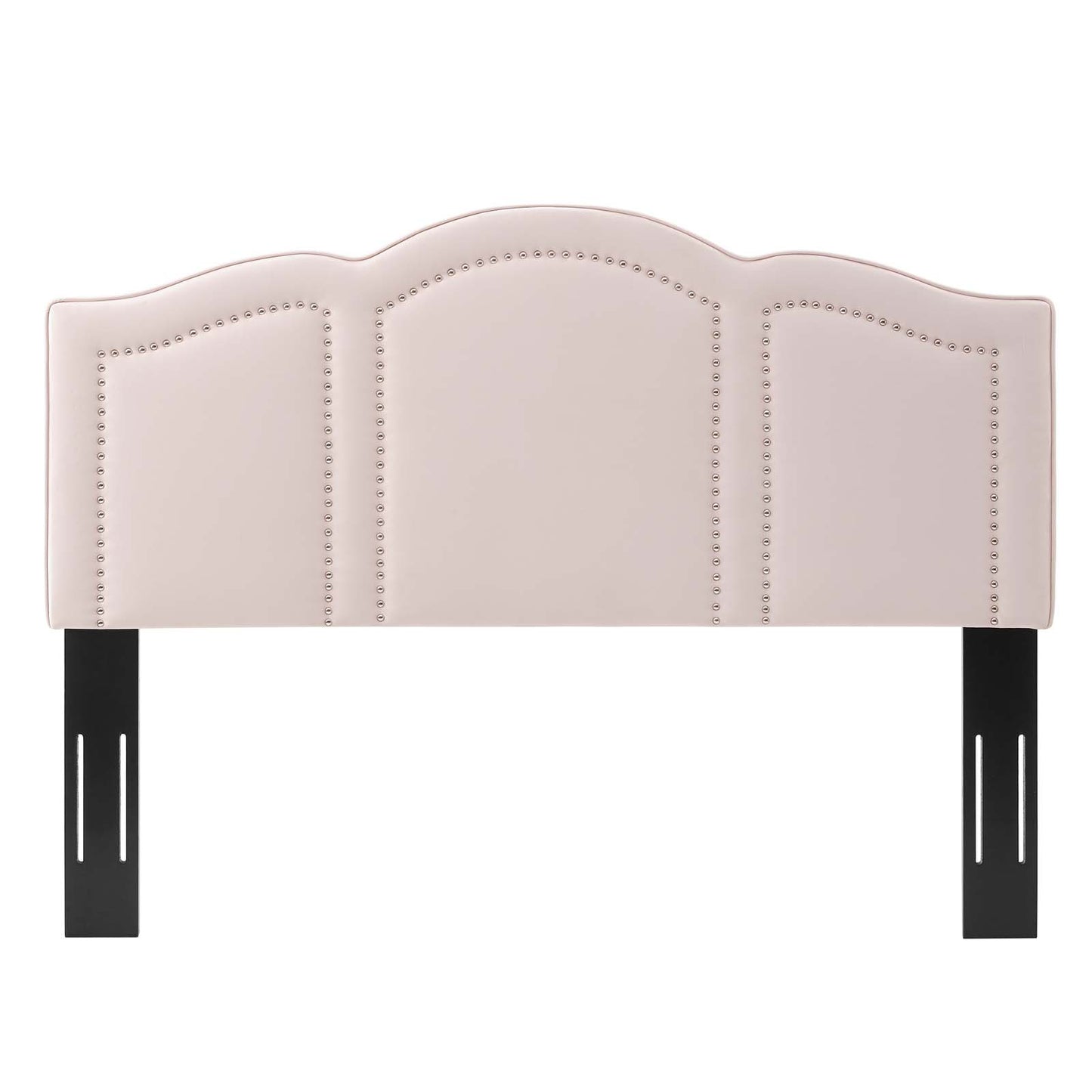 Cecilia King/California King Performance Velvet Headboard, Velvet, Pink, 21884