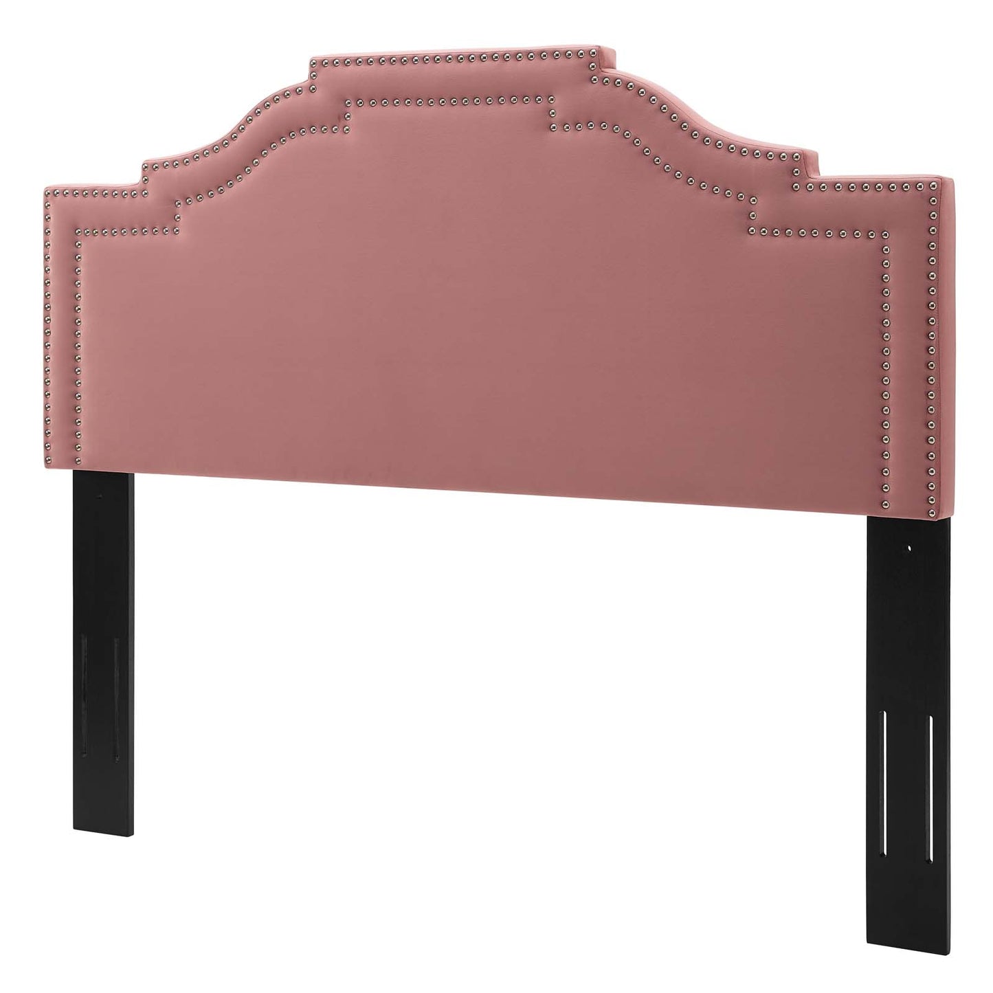 Lucia Twin Performance Velvet Headboard, Velvet, Pink, 21888