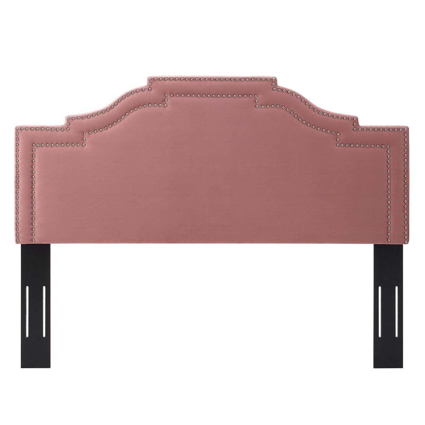 Lucia Twin Performance Velvet Headboard, Velvet, Pink, 21888