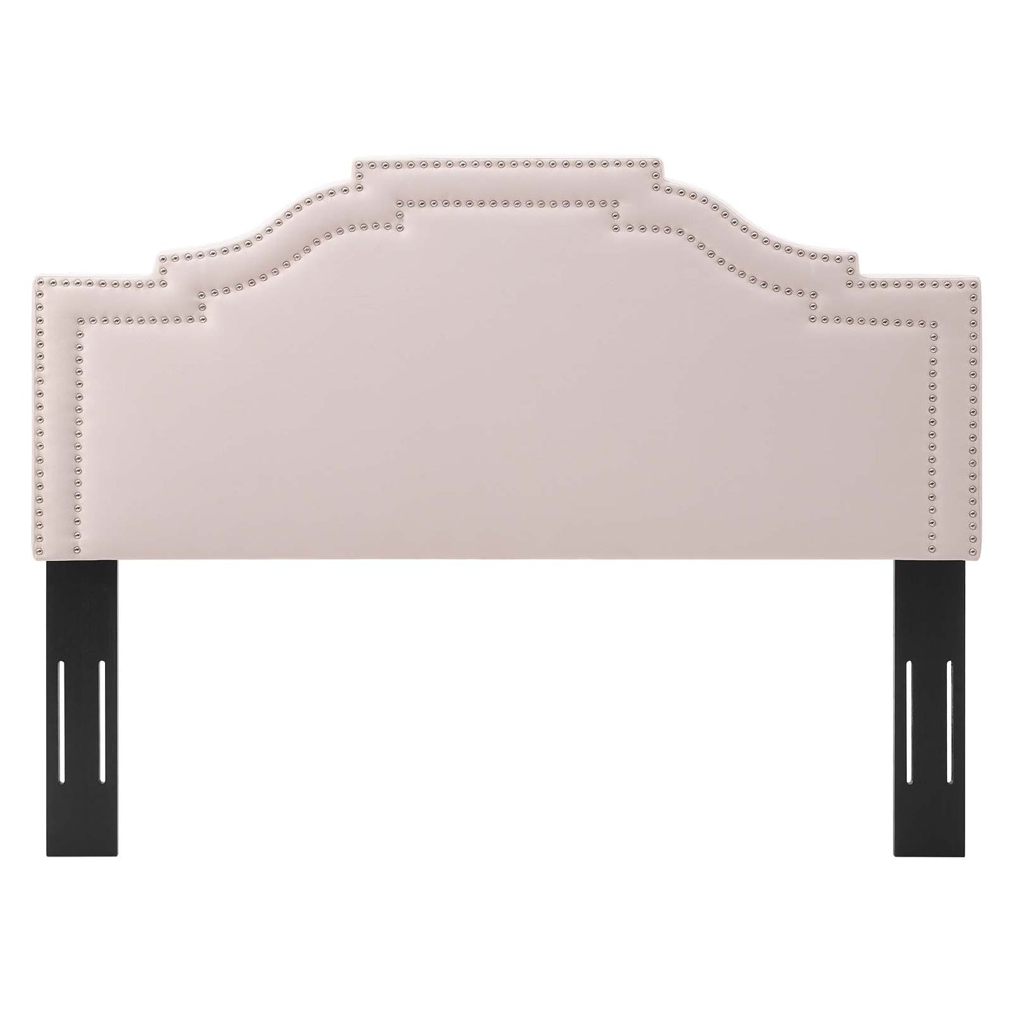 Lucia Full/Queen Performance Velvet Headboard, Velvet, Pink, 21900