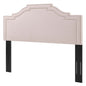 Lucia King/California King Performance Velvet Headboard, Velvet, Pink, 21908