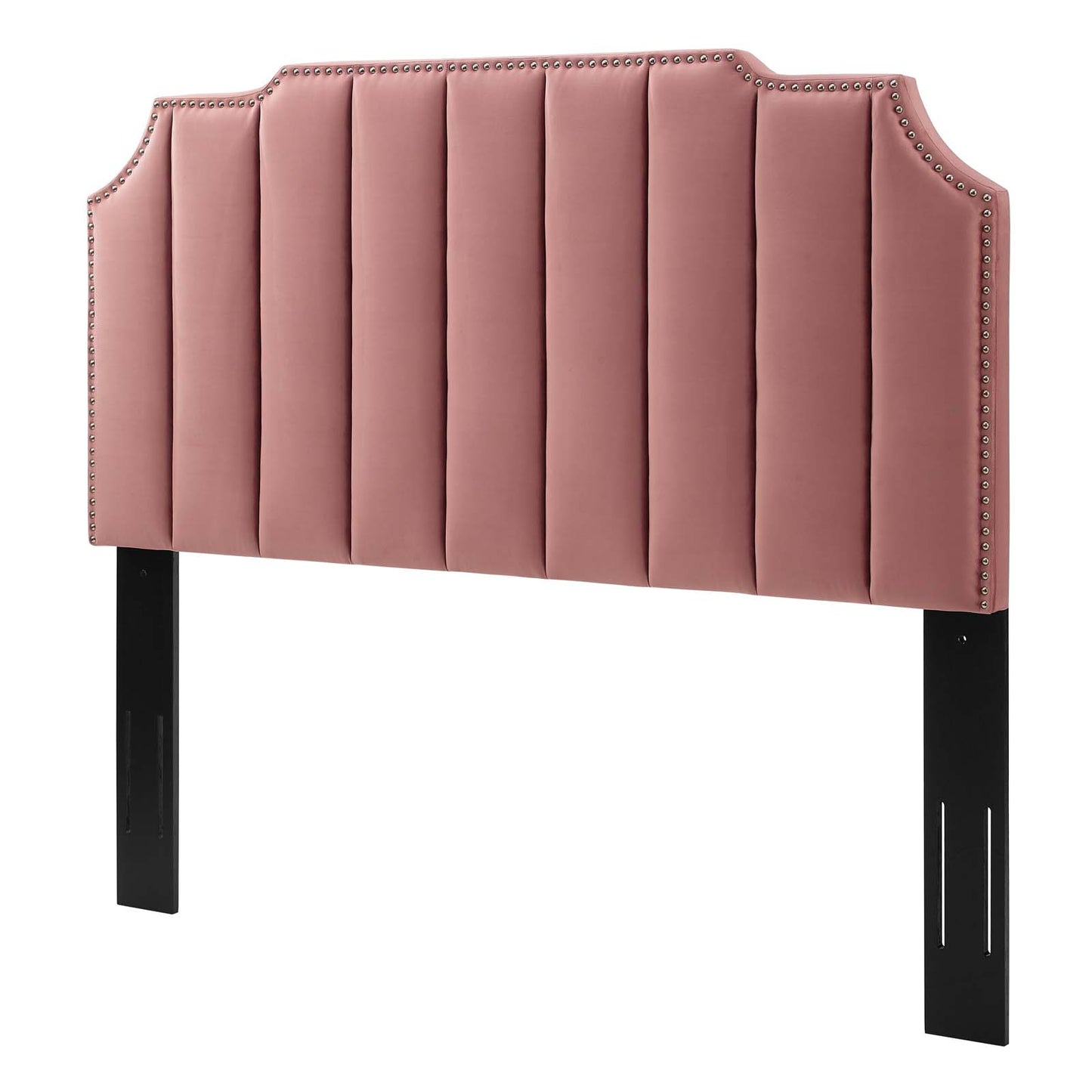 Rosalind Performance Velvet Twin Headboard, Velvet, Pink, 21912