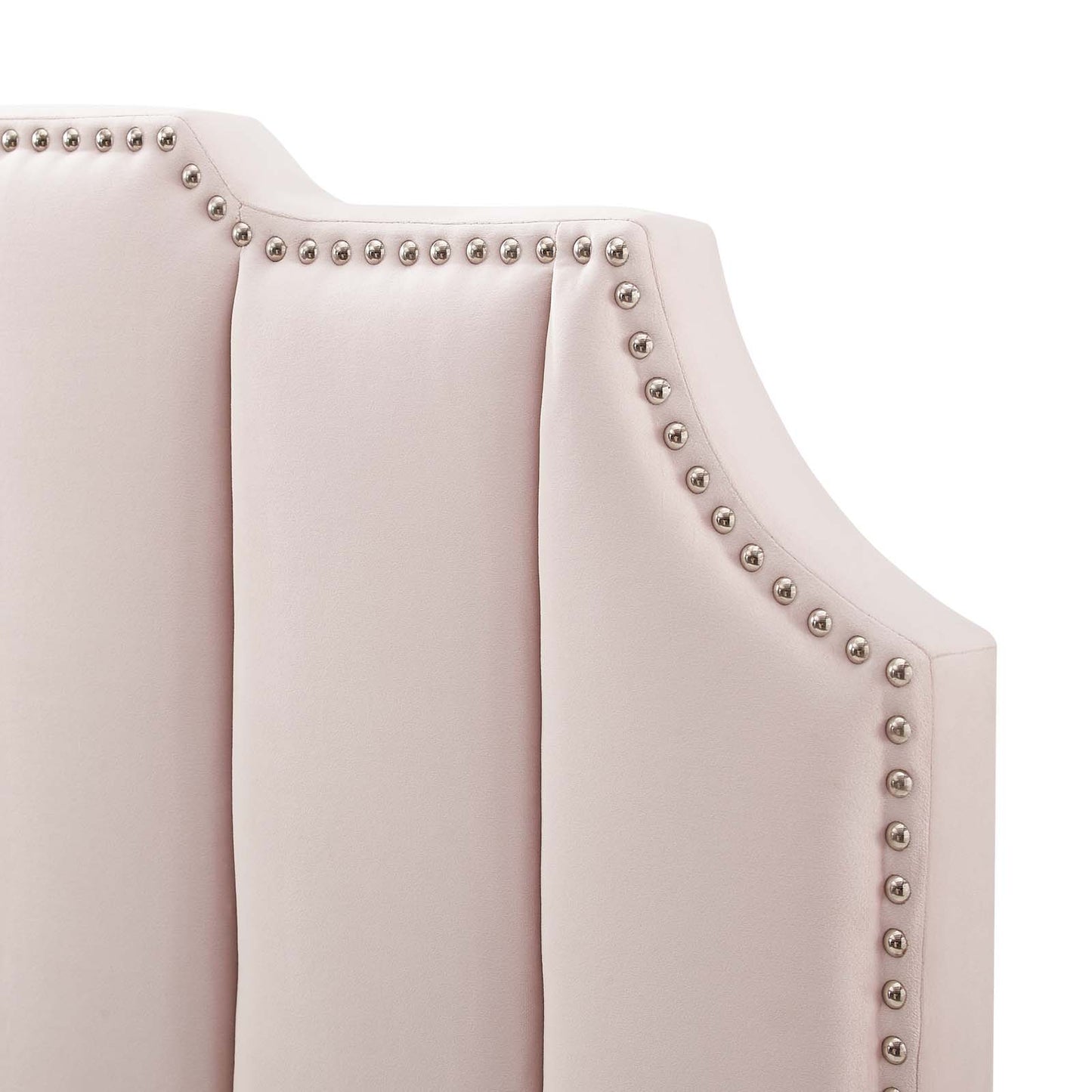 Rosalind Performance Velvet Full/Queen Headboard, Velvet, Pink, 21924