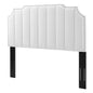 Rosalind Performance Velvet Full/Queen Headboard, Velvet, White, 21926