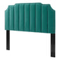 Rosalind Performance Velvet King/California King Headboard, Velvet, Teal Blue, 21933