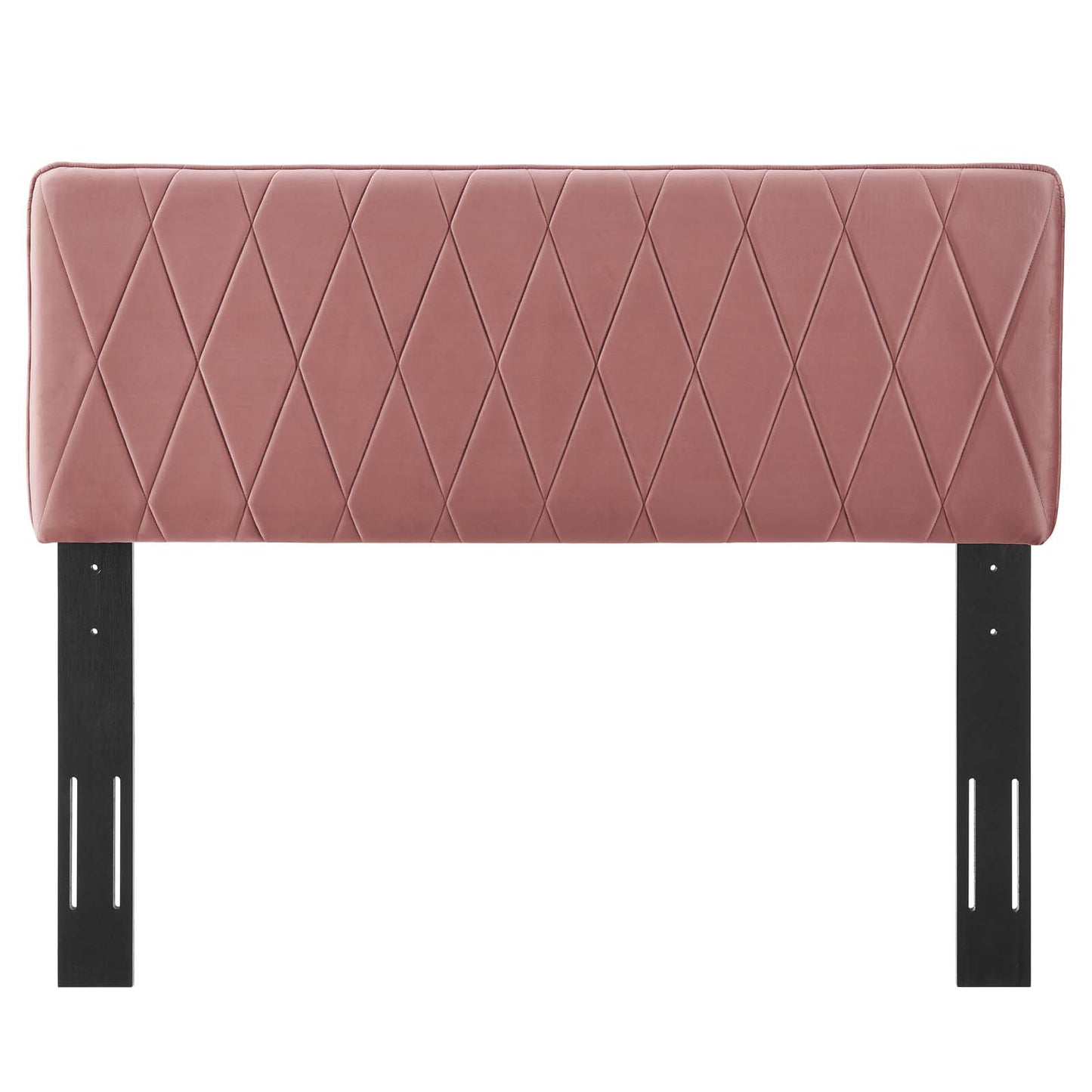 Leila Performance Velvet Twin Headboard, Velvet, Pink, 22099