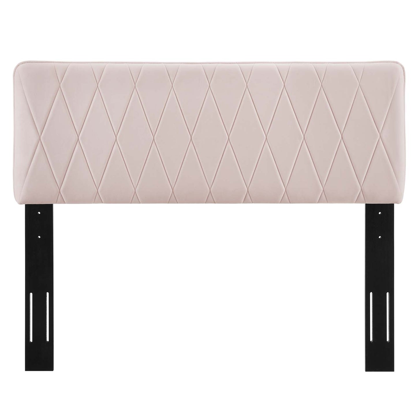 Leila Performance Velvet Twin Headboard, Velvet, Pink, 22103