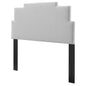 Kasia Performance Velvet Twin Headboard, Velvet, Light Grey Gray, 22172