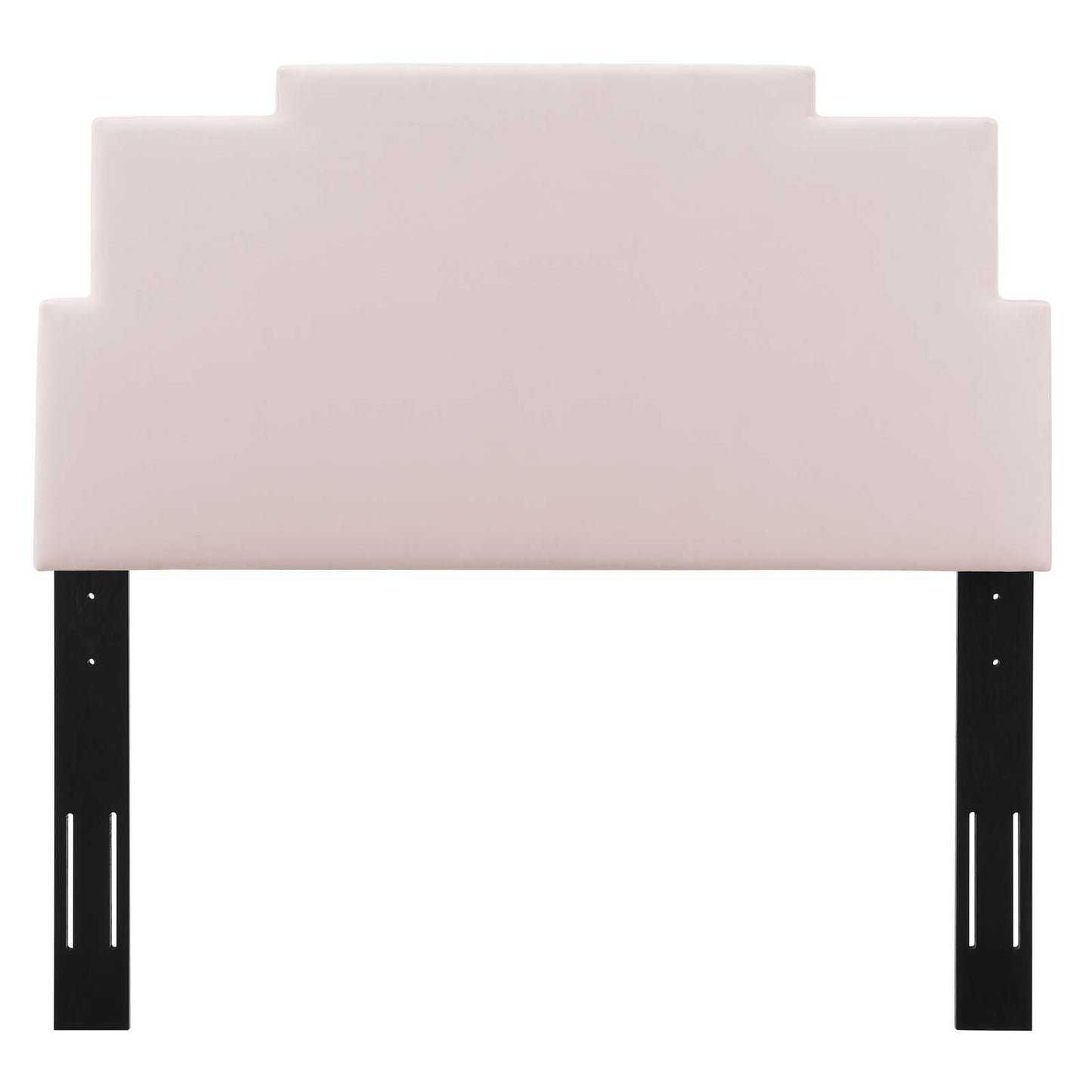 Kasia Performance Velvet Twin Headboard, Velvet, Pink, 22175