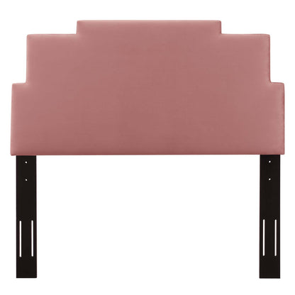Kasia Performance Velvet Full/Queen Headboard, Velvet, Pink, 22179